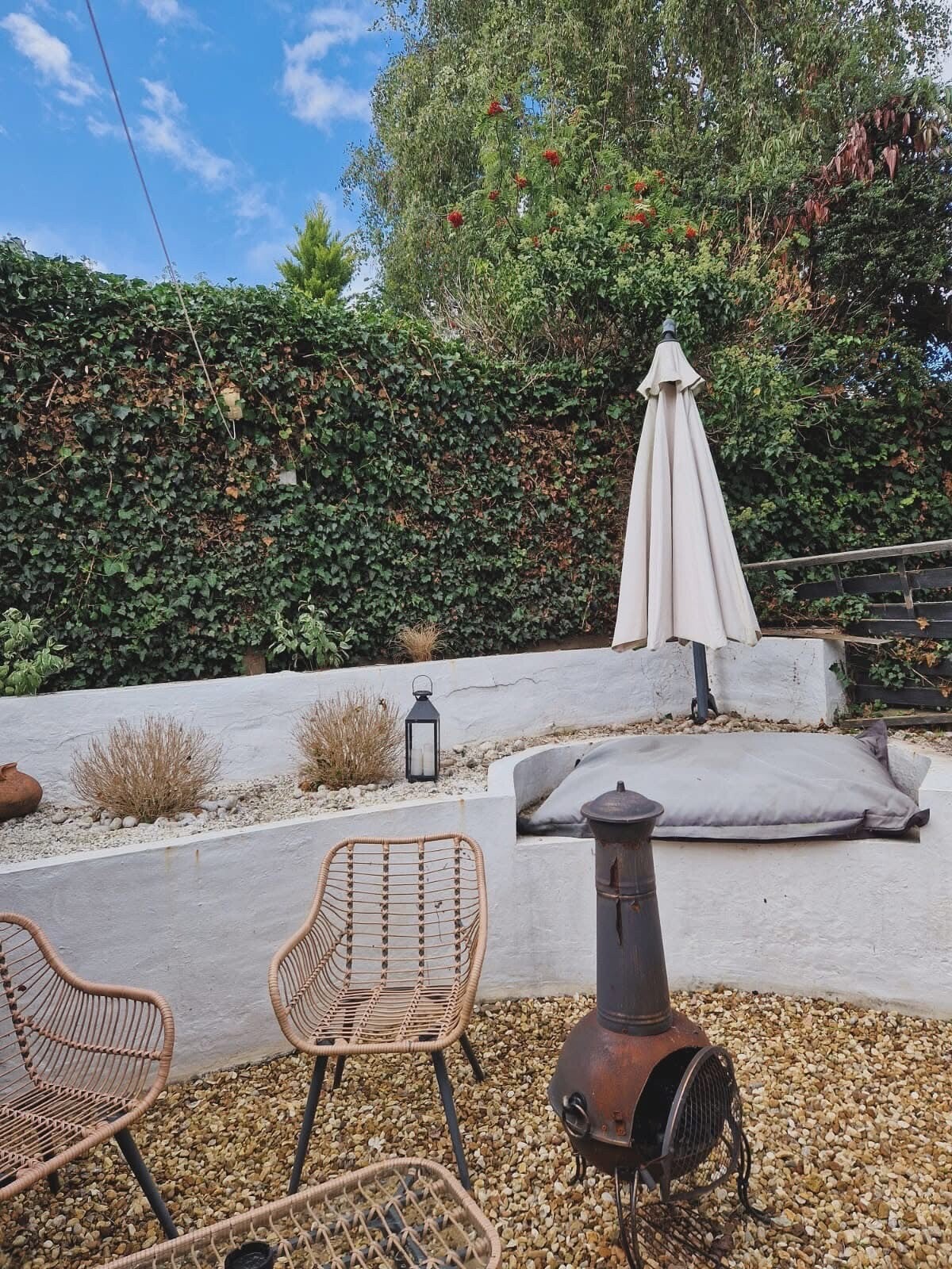 A welcoming garden seating area from the LBMS portfolio